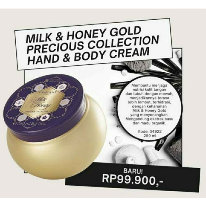 Jual Milk And Honey Gold Nourishing Hand And Body Cream Shopee