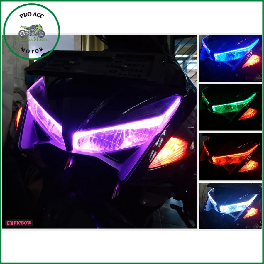 Jual Lampu Alis DRL RGB 8 Warna NEW ADV 160 NEW VARIO 160 AEROX NMAX