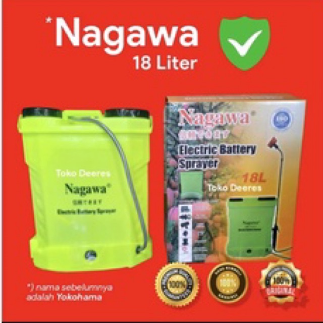 Jual Yokohama Nagawa Liter Tangki Sprayer Elektrik Original Shopee