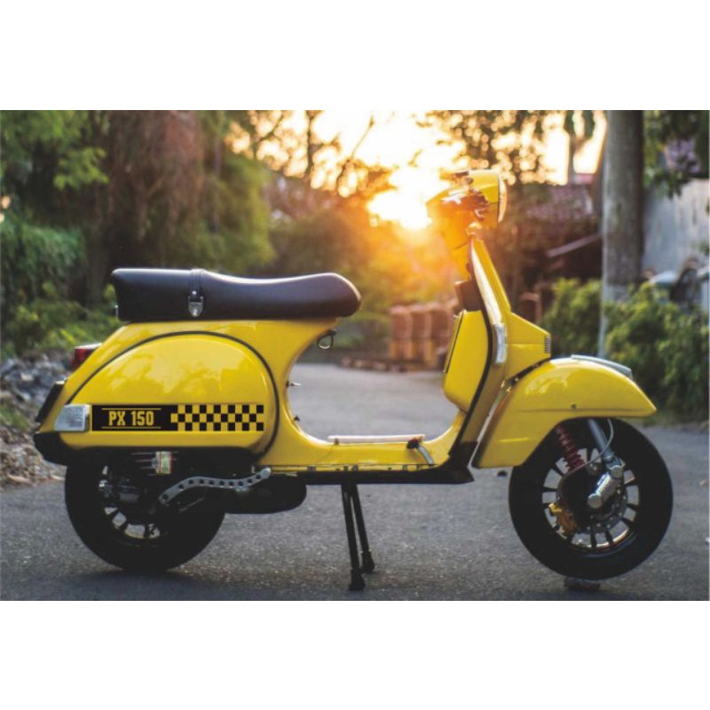 Jual STICKER CUTTING BOX VESPA SPORT STICKER TEPONG VESPA PX STICKER