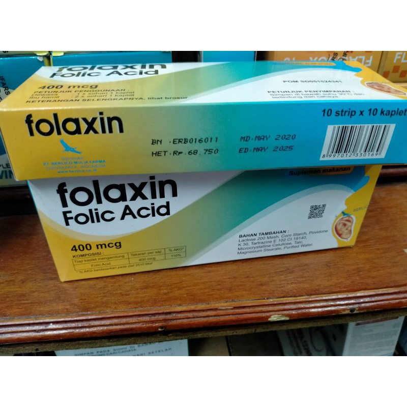 Jual Original Folaxin 400 Mcg Box New 100 Ori Shopee Indonesia