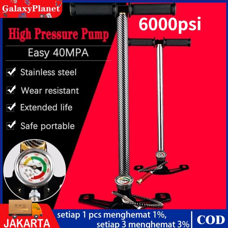 Jual STAR 6000psi Pompa Pcp Sniper Kaki Lipat Kupu Kupu Gauge POMPA