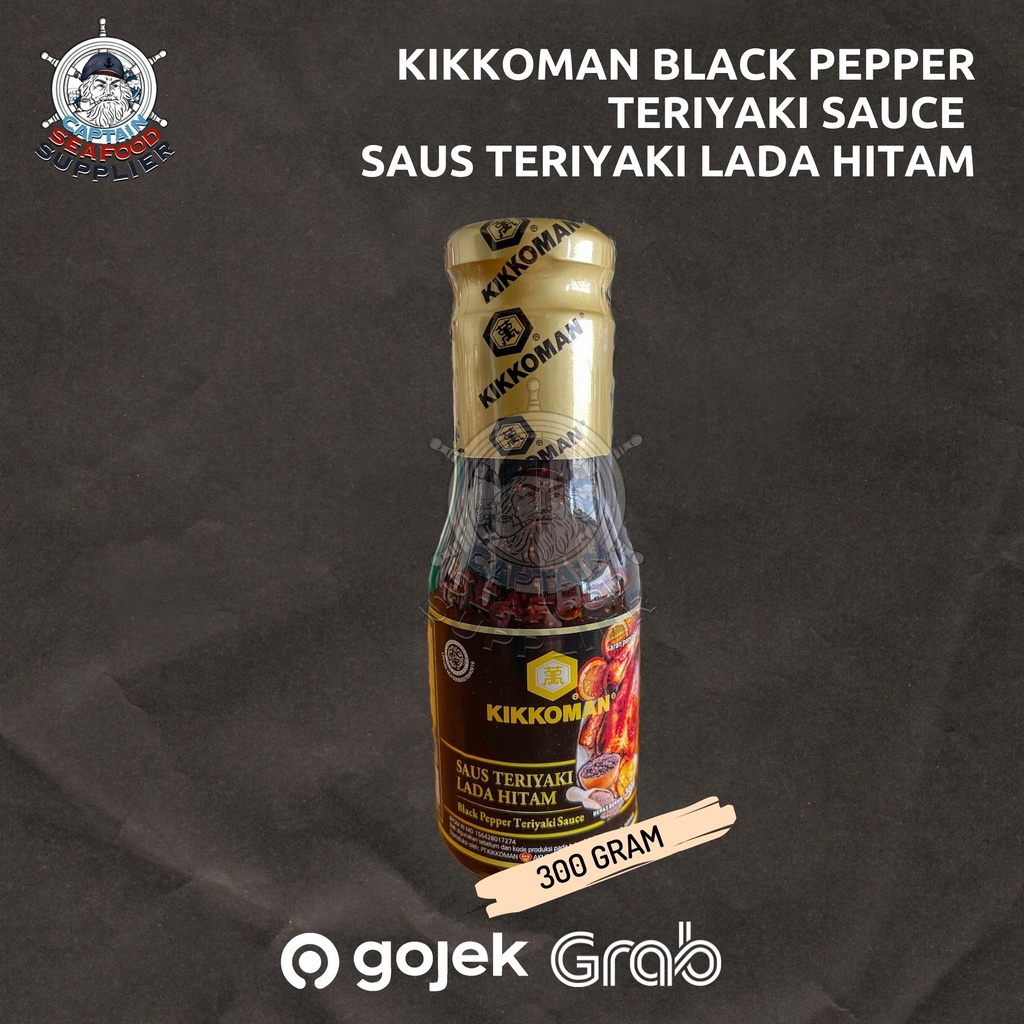 Jual Kikkoman Black Pepper Teriyaki Sauce Saus Teriyaki Lada Hitam