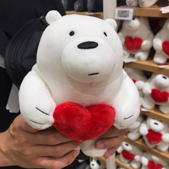 Jual Boneka Bare Bears Miniso Shopee Indonesia