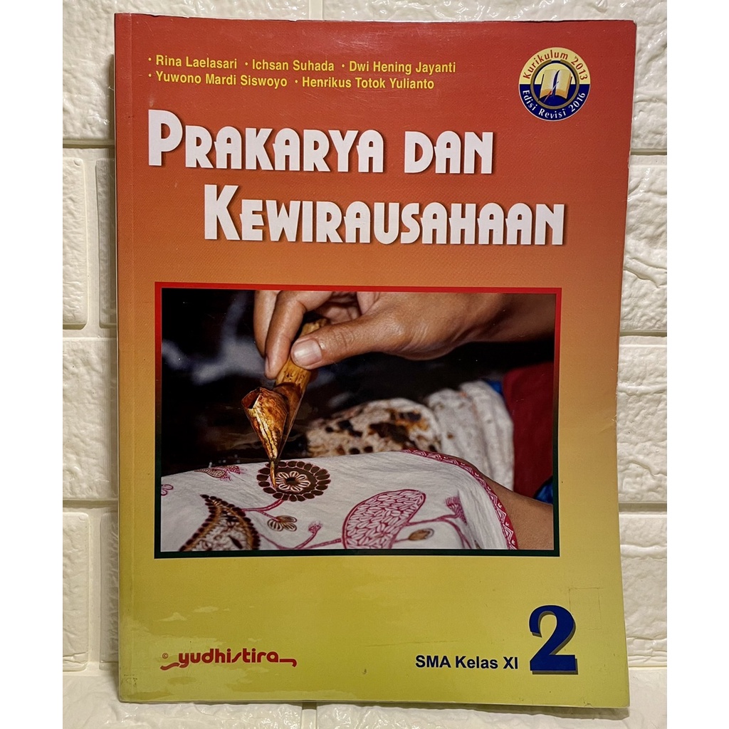 Jual Buku Prakarya Dan Kewirausahaan Yudhistira Kelas Kelas Xi