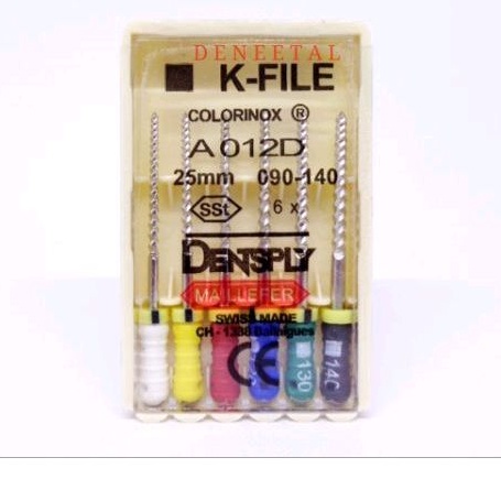 Jual 90 140 K FILE DENTSPLY Maillefer ENDODONTIC K FILE Colorinox