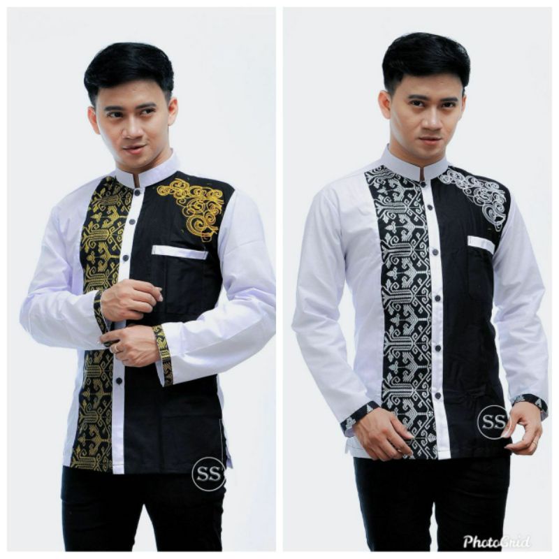 Jual Baju Koko Busana Muslim Kurta Lengan Panjang Katun Adem