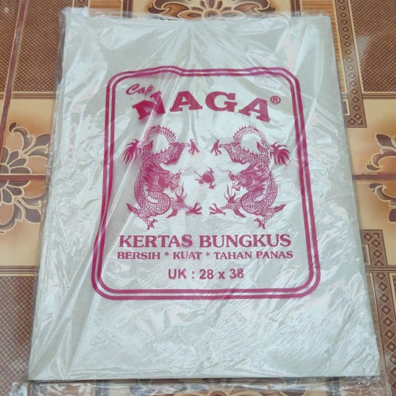 Jual Kertas Minyak Naga Kertas Minyak Coklat Bungkus Nasi 70 Lembar