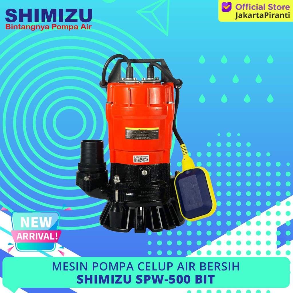 Jual Mesin Pompa Celup Air Bersih Otomatis Shimizu Spw Bit Shopee