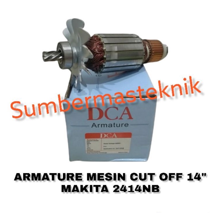 Jual ARMATURE ANGKER MAKITA 2414 NB ARMATUR MESIN CUT OFF 14 INCH