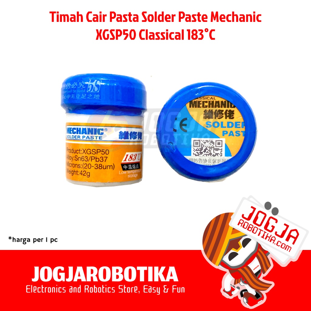 Jual Timah Cair Pasta Solder Paste Mechanic XG 50 XG50 XG40 XG 40