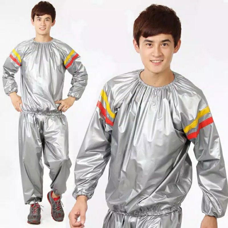 Jual Sauna Suit Baju Sauna Olahraga Olah Raga Jaket Sauna Shopee