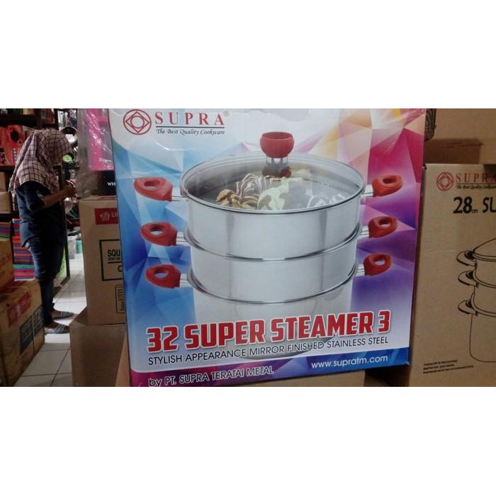 Jual Terbaru Panci Super Steamer Kukus Susun Supra Cm Lebih