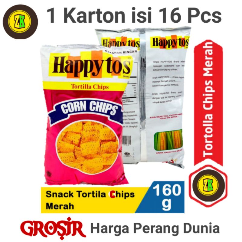 Jual Happytos Tortilla Chips Kripik Jagung Kemasan Besar G Shopee