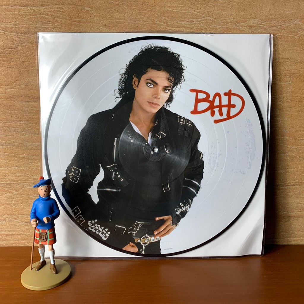 Jual PIRINGAN HITAM VINYL MICHAEL JACKSON BAD PIC DISC Shopee