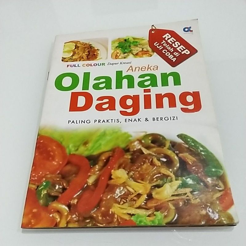 Jual Buku Aneka Olahan Daging Paling Praktis Enak Bergizii Shopee