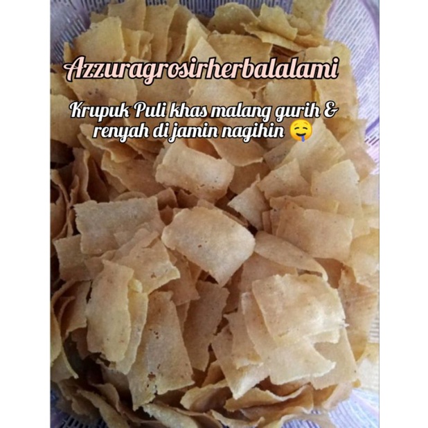 Jual Krupuk Puli Mentah Asli Full Beras Gurih Renyah Khas Malang