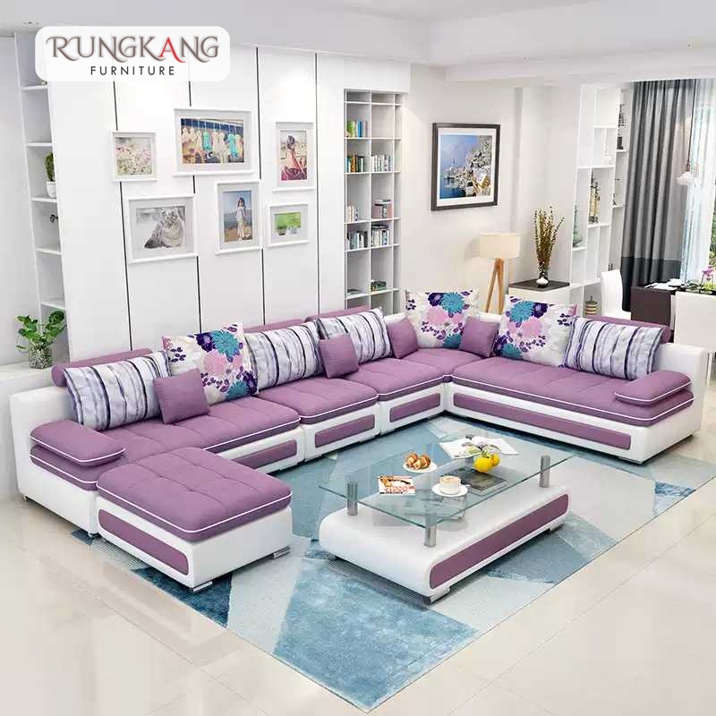 Jual Sofa Minimalis Ruang Tamu Model Leter U Desain Terbaru Bergaransi