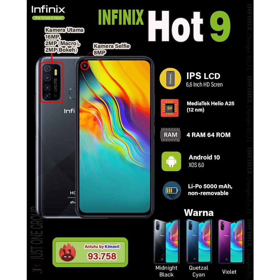 Jual INFINIX HOT 9 GARANSI NASIONAL Shopee Indonesia
