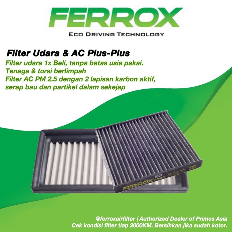 Jual Ferrox Mitsubishi Xpander Xforce Mirage Filter Udara Filter Ac