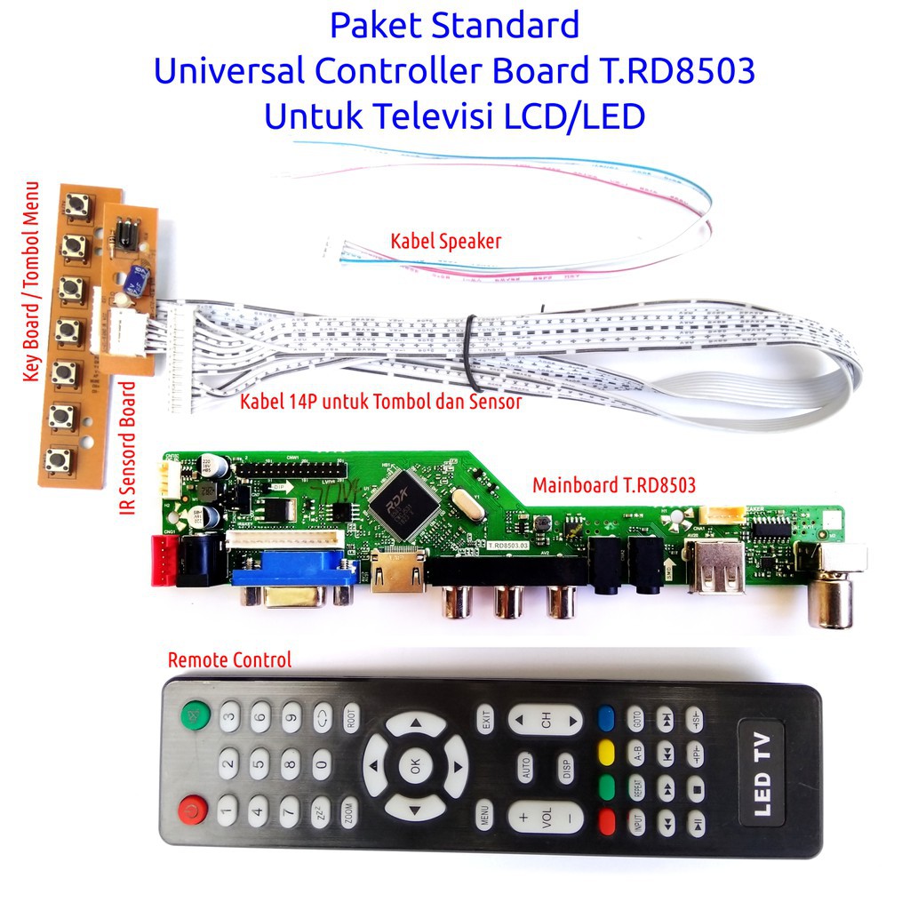 Jual Lcd Led Tv Universal Controller Board V Sk A T Rd T V