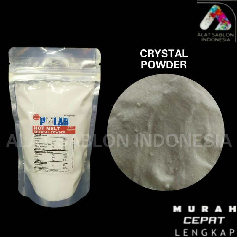 Jual Crystal Powder Hot Melt Adhesive Premium Lem Transfer Dtf Dst