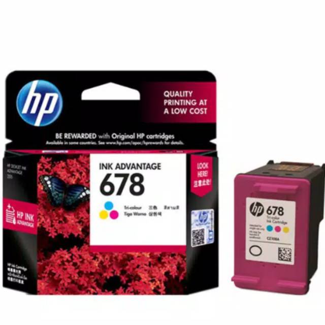 Jual Tinta HP 678 TRICOLOR Shopee Indonesia