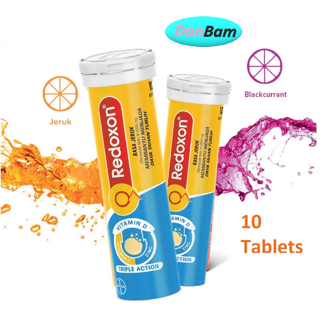 Jual Redoxon CDR Berocca Fortos Vitamin C D Zinc Rasa Jeruk