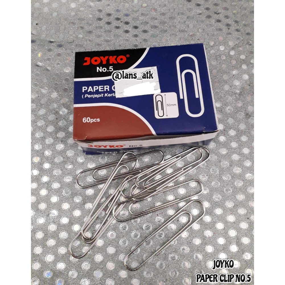 Jual Paper Clip Penjepit Kertas Joyko No Jumbo Isi Pcs