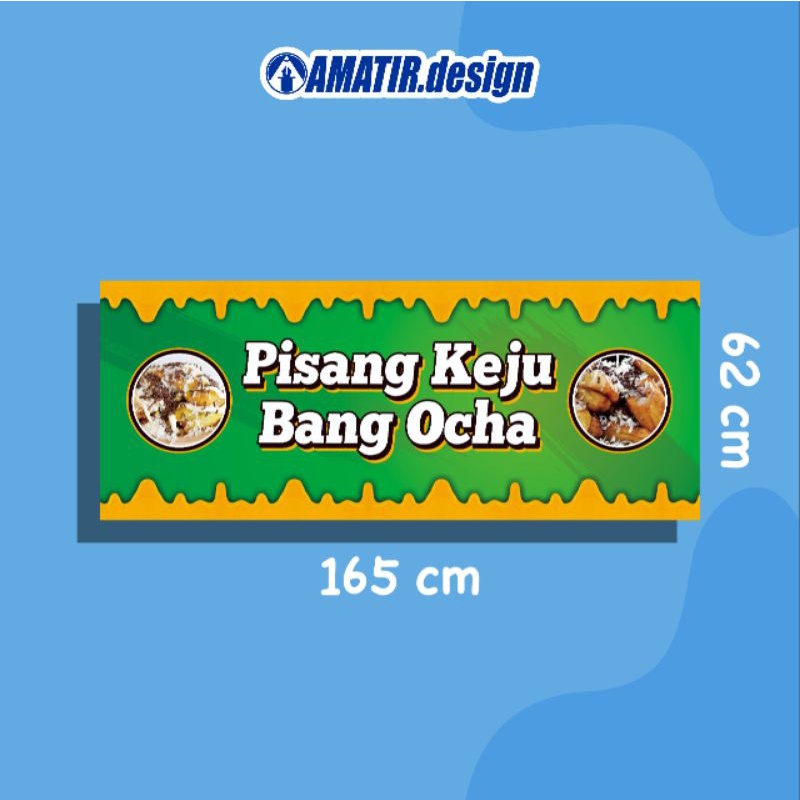 Jual Banner Pisang Keju X Cm Shopee Indonesia