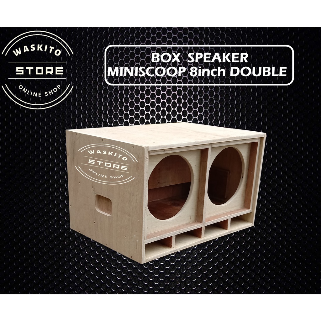 Jual Box Speaker Miniscoop Inch Double Shopee Indonesia