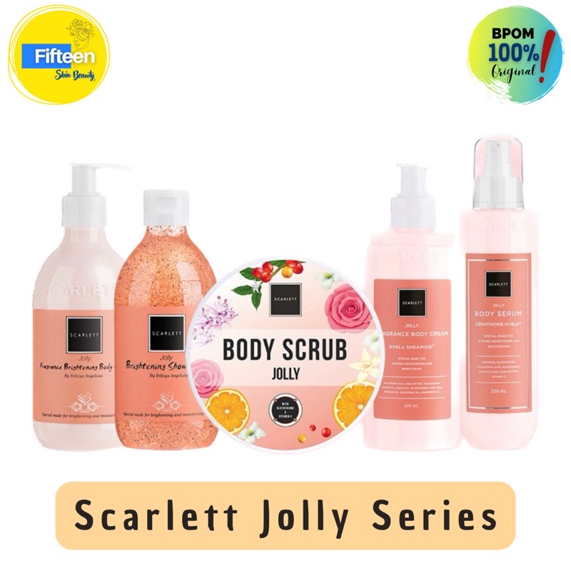 Jual Scarlett Whitening Body Care Jolly All Varian Shopee Indonesia