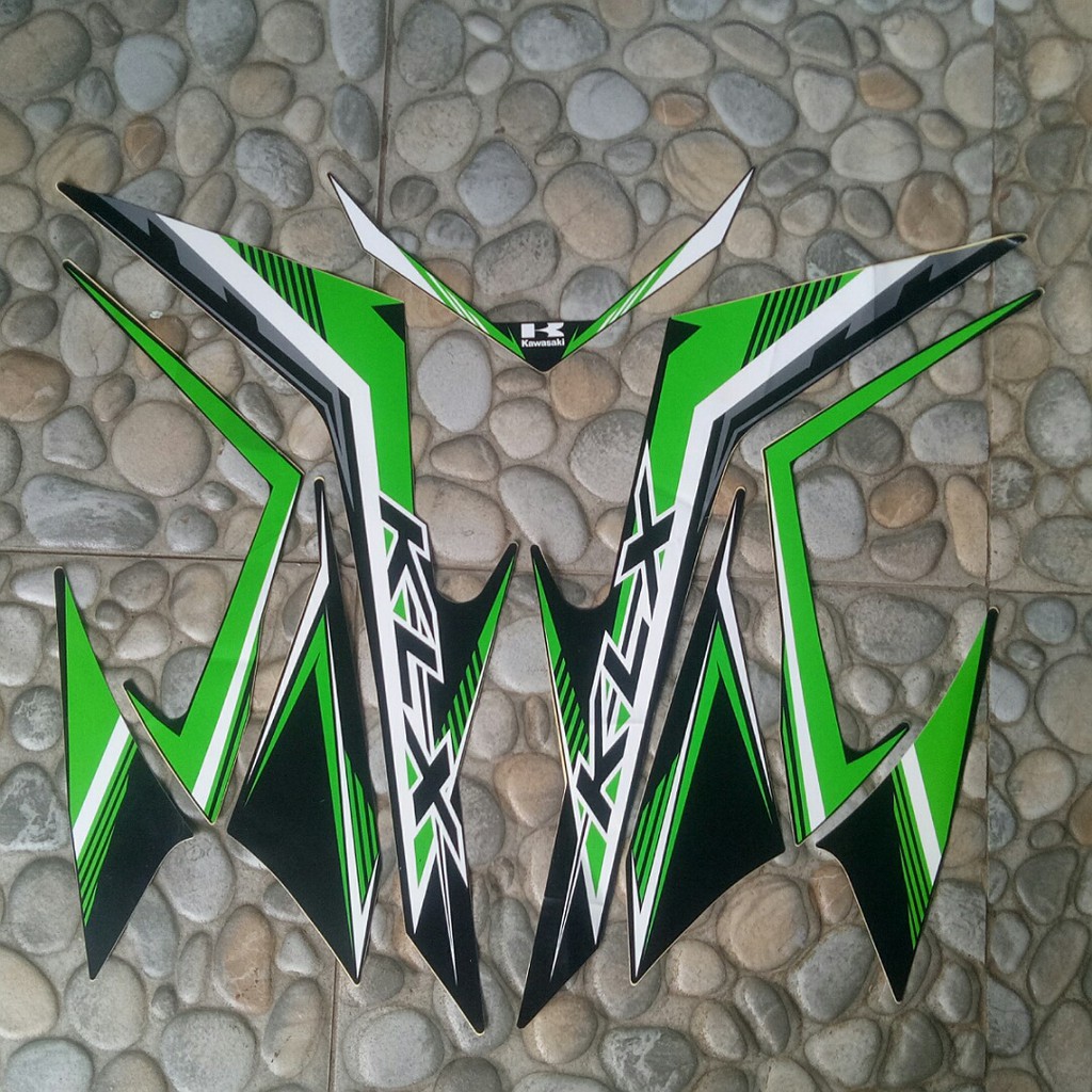 Jual Stiker Striping Motor Kawasaki Klx Hijau Shopee Indonesia