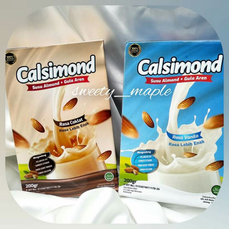 Jual Calsimond Susu Almond Pelancar Asi Susu Almond Asi Booster