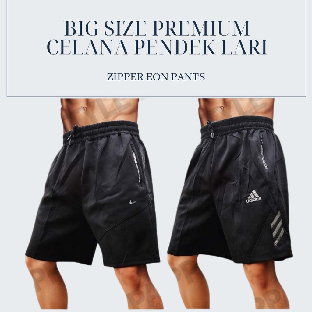 Jual Oppa Style Shop Big Size Celana Pendek Lari Training Gym Olahraga