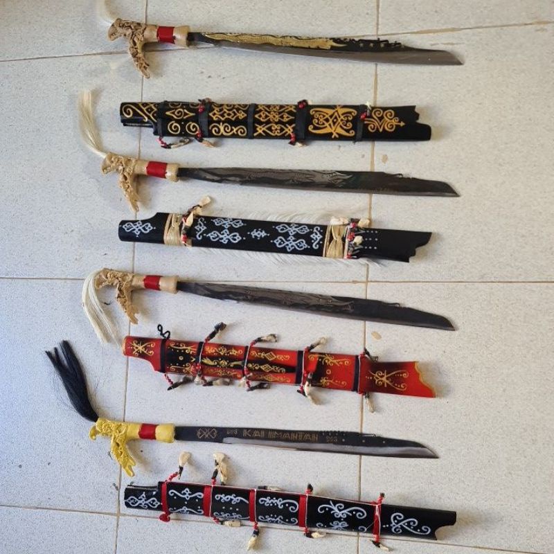 Jual Mandau Khas Kalimantan 65cm Senjata Tradisional Suku Dayak