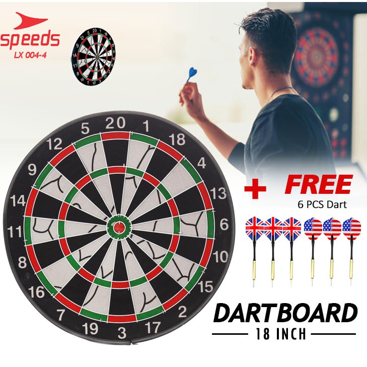 Jual SPEEDS DART Papan 18inch Dart Board Game Pro Panahan Dinding