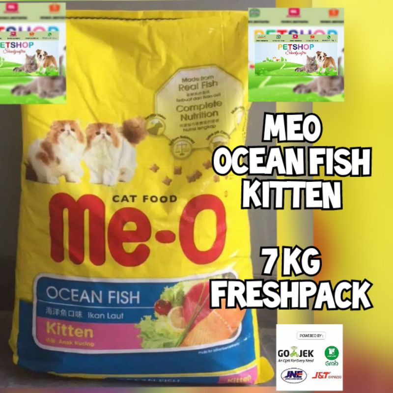 Jual MAKANAN KUCING ME O MEO KITTEN OCEAN FISH 7 KG DRY FOOD COCOK