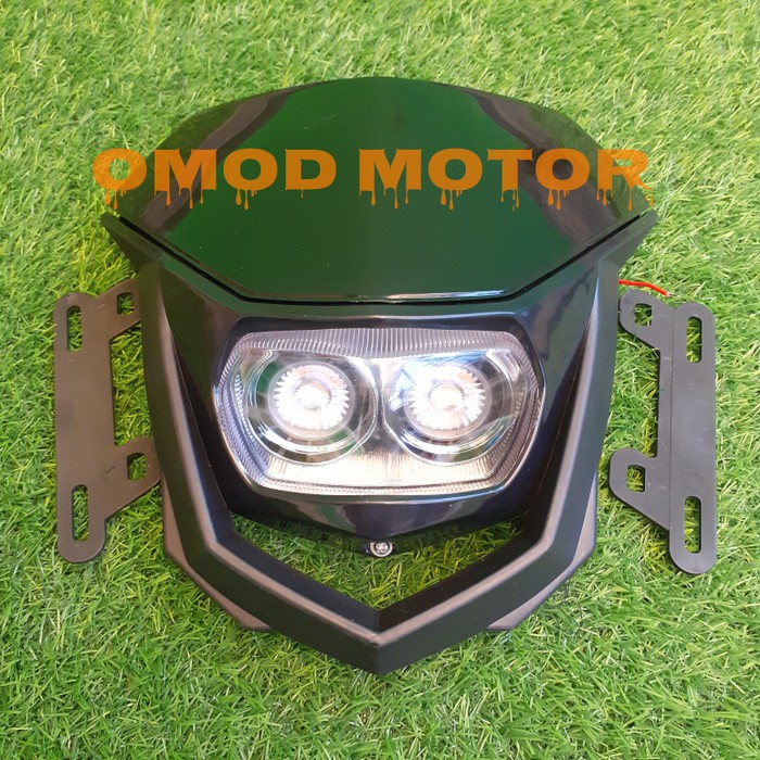 Jual Headlamp Led Polisport Halo Dtracker Klx Bf S L Batok Lampu