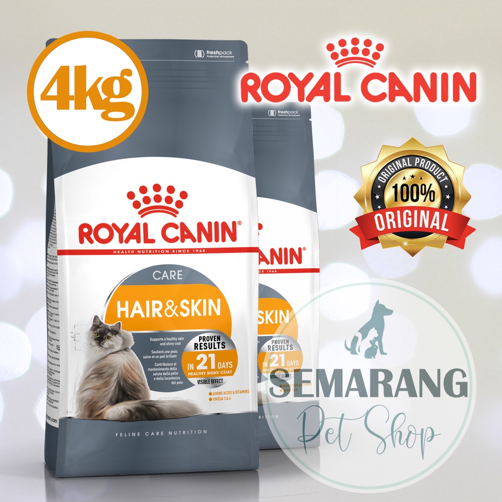 Jual Cat Food ROYAL CANIN Hair Skin Care 4kg RC Dry Makanan Kucing