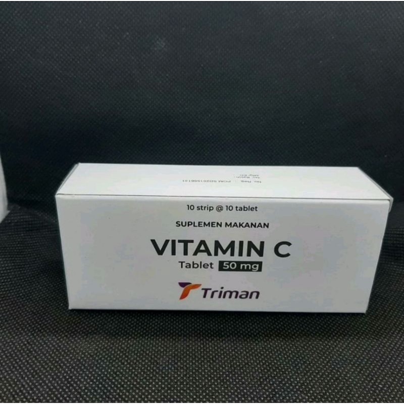 Jual Vitamin C Mg Triman Box Isi Strip Shopee Indonesia