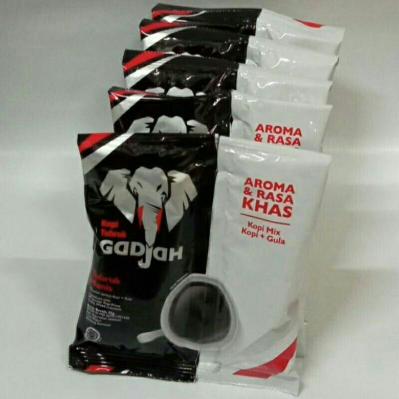 Jual Kopi Tubruk Gadjah Gr Isi Sachet Rasa Tubruk Manis Shopee