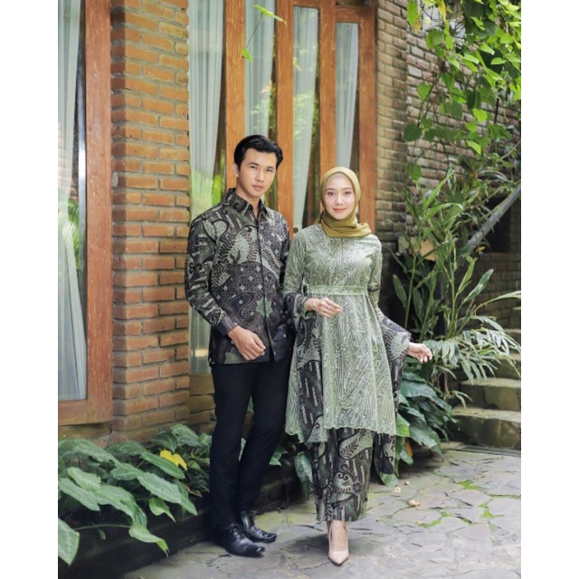 Jual Batik Couple Kebaya Modern Kebaya Tunangan Lamaran Baju Wisuda