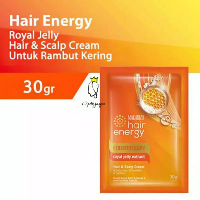 Jual Makarizo Hair Energy Fibertherapy Hair Scalp Cream Gr