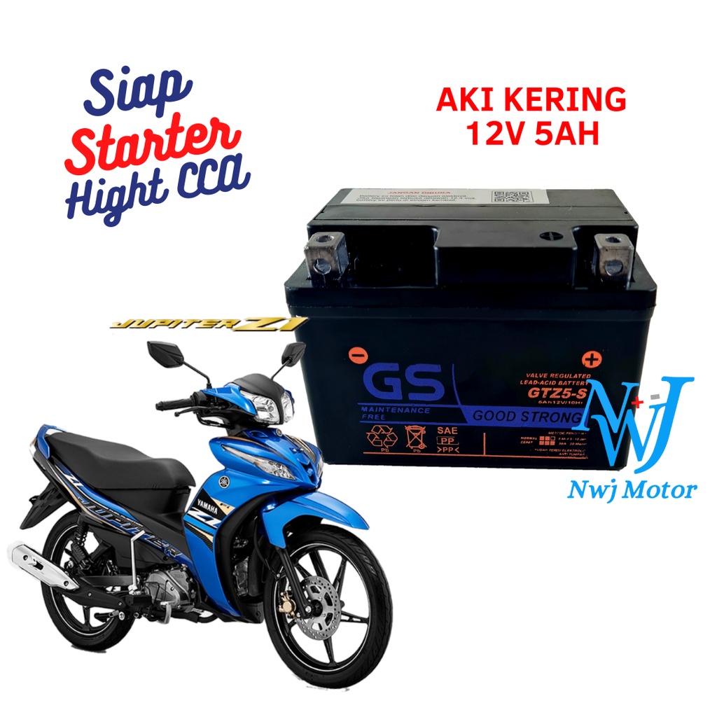 Jual Aki Motor Yamaha Jupiter Z Robot Vega Force Gtz S Gtz V Ytz S