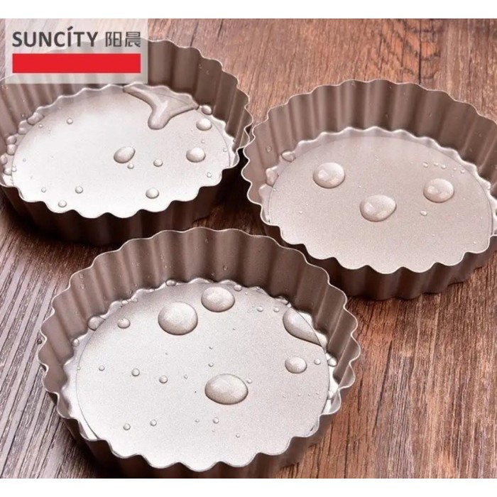 Jual Suncity YC80113 Pie Tart Pan 4inch Loyang Kue Pie Bulat