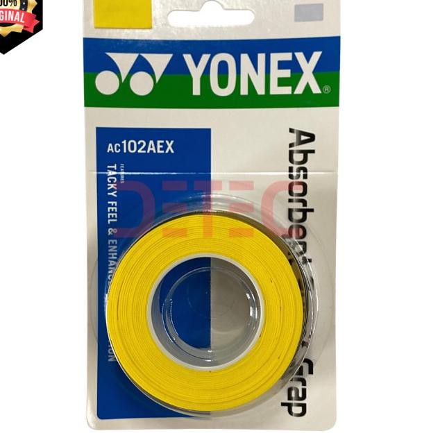 Jual LCZ Yonex Grip AC102AEX 3in1 SUPER GRAP TAPE Yellow AC 102A EX