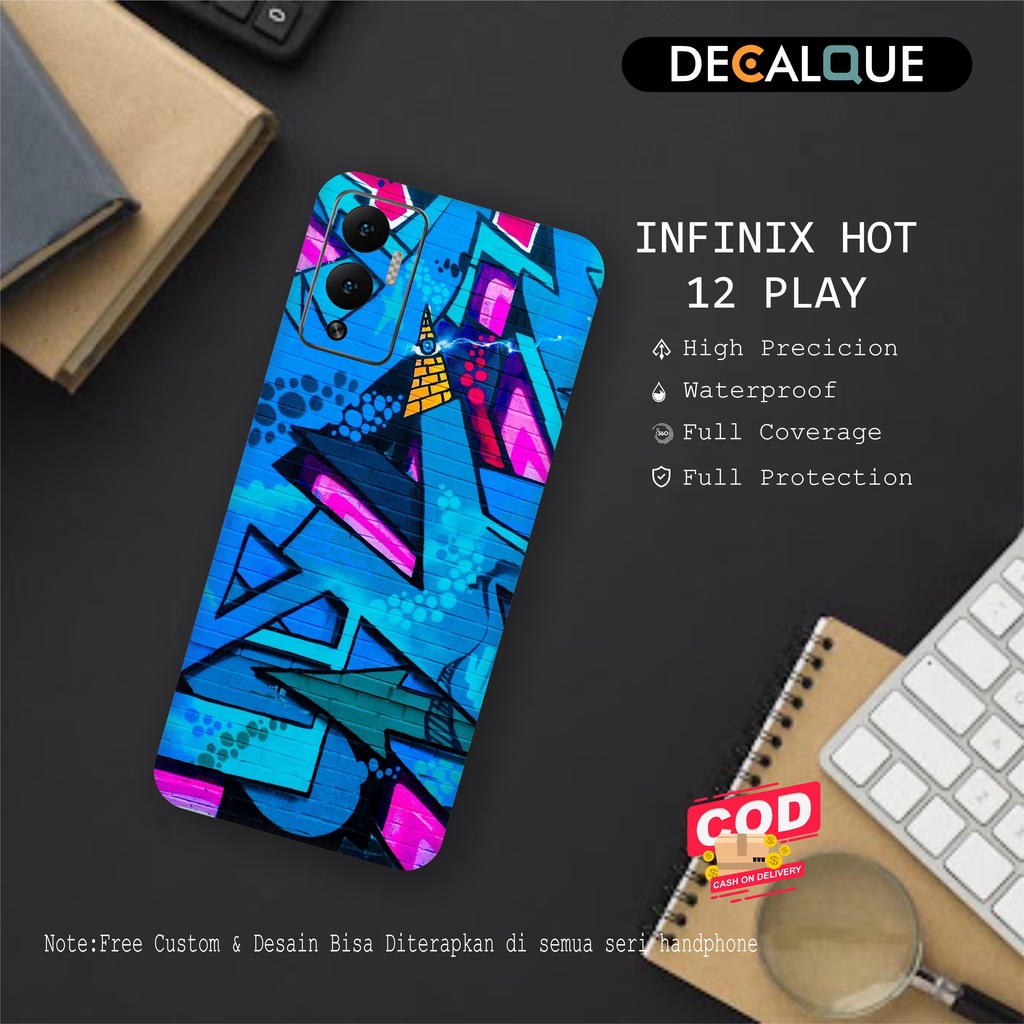 Jual INFINIX Hot 12 Play Garskin Hp Stiker Hp Skin Handphone Stiker