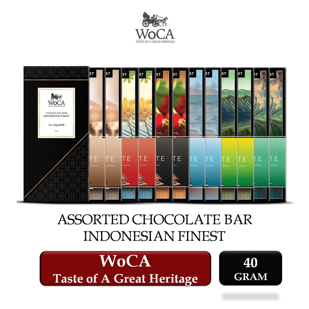 Jual WoCA Premium Assorted Chocolate Bar Shopee Indonesia