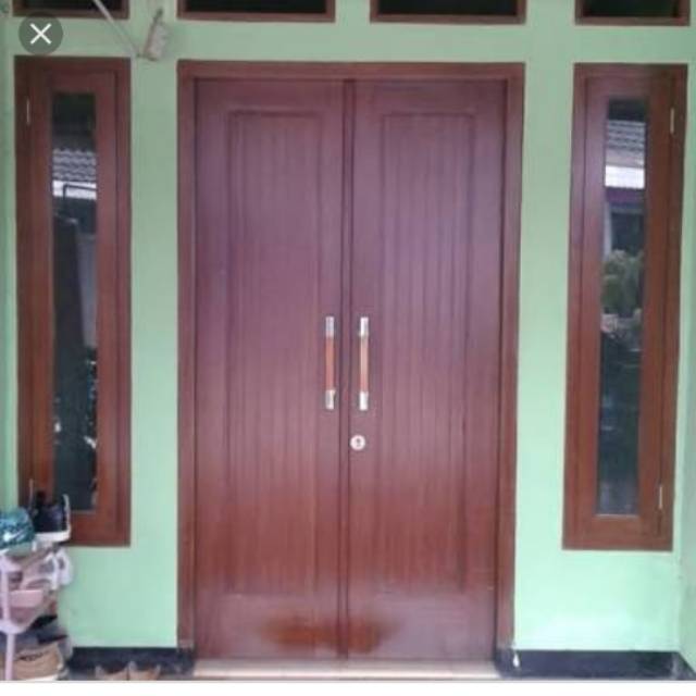 Jual Kusen Pintu Kupu Kupu Double Jendela Kayu Mranti Oven Dan Kamper